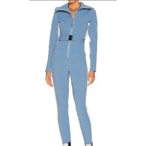 Cordova Blue Stripe Ski Suit